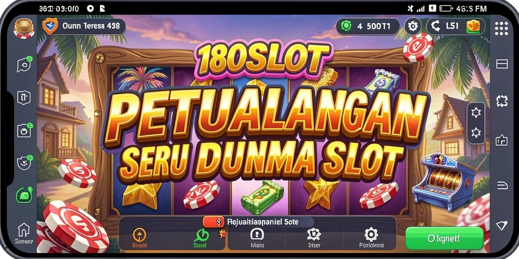 Screenshot utama <strong>180SLOT</strong> menunjukkan gameplay petualangan seru yang menarik.