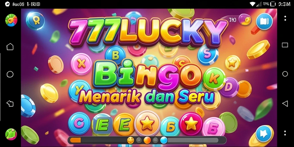 Tampilan gameplay seru dari aplikasi Bingo 777LUCKY.