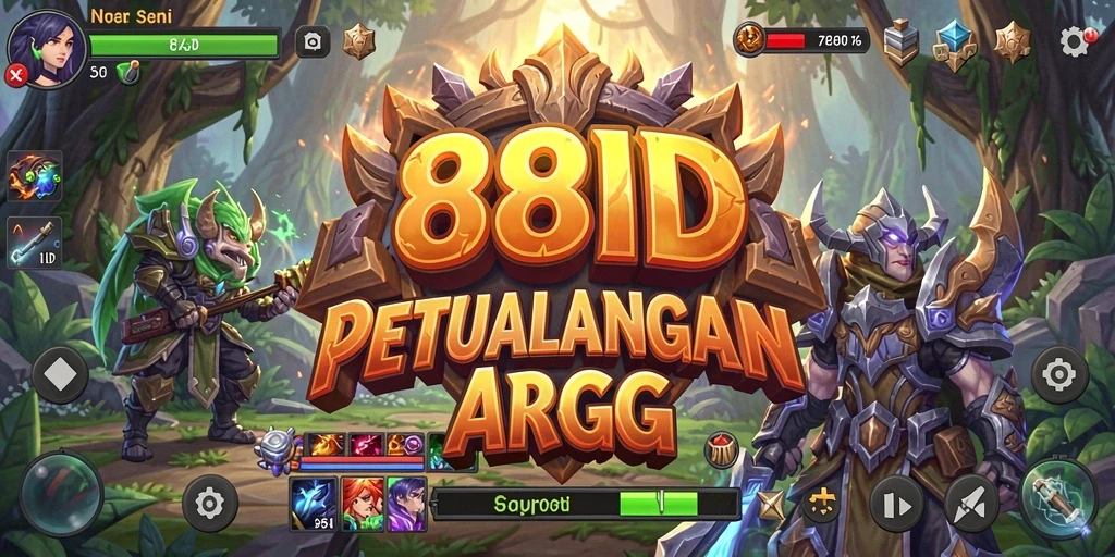 Tampilan gameplay ARPG seru di 88ID, penuh aksi dan petualangan.