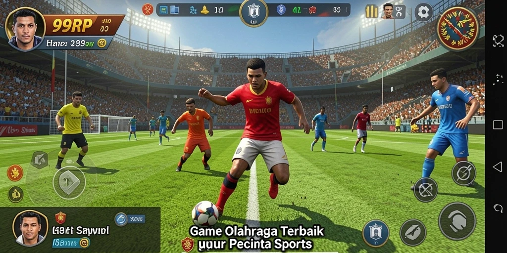 Screenshot gameplay seru dalam game olahraga 99RP.