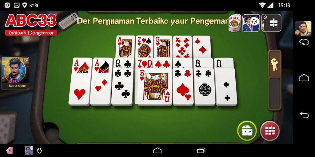 Tangkapan layar menunjukkan gameplay menarik domino di ABC33.