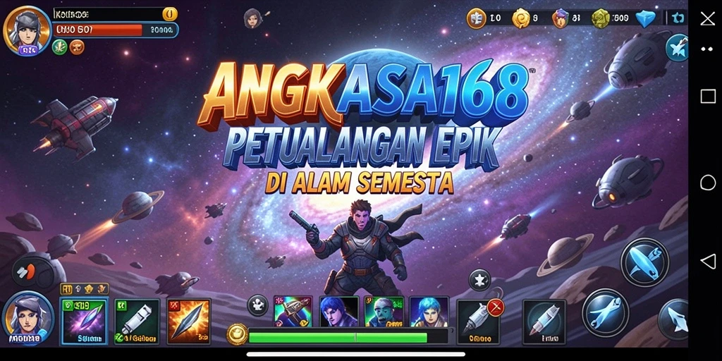 Tampilan epik gameplay RPG ANGKASA168 yang menakjubkan.