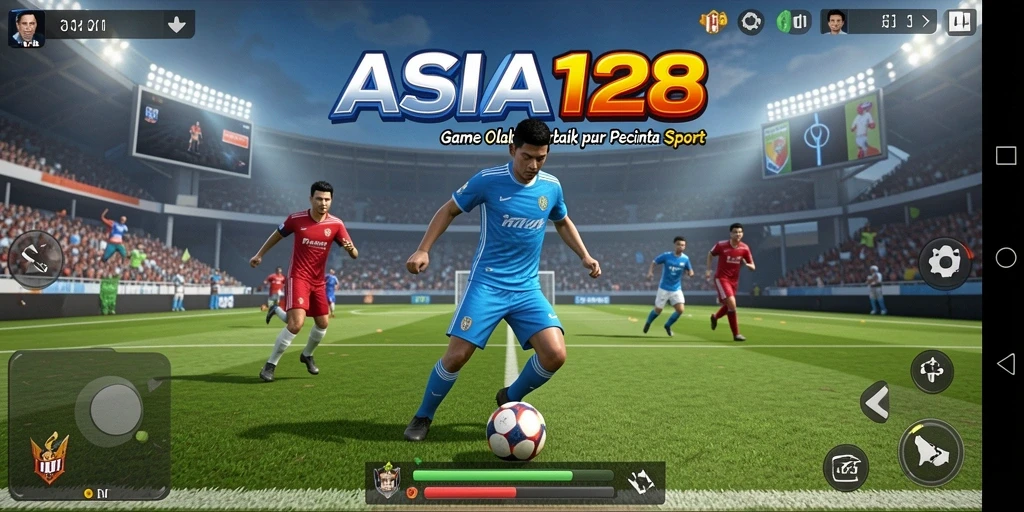 Tampilan gameplay ASIA128 yang menarik dengan aksi olahraga seru.