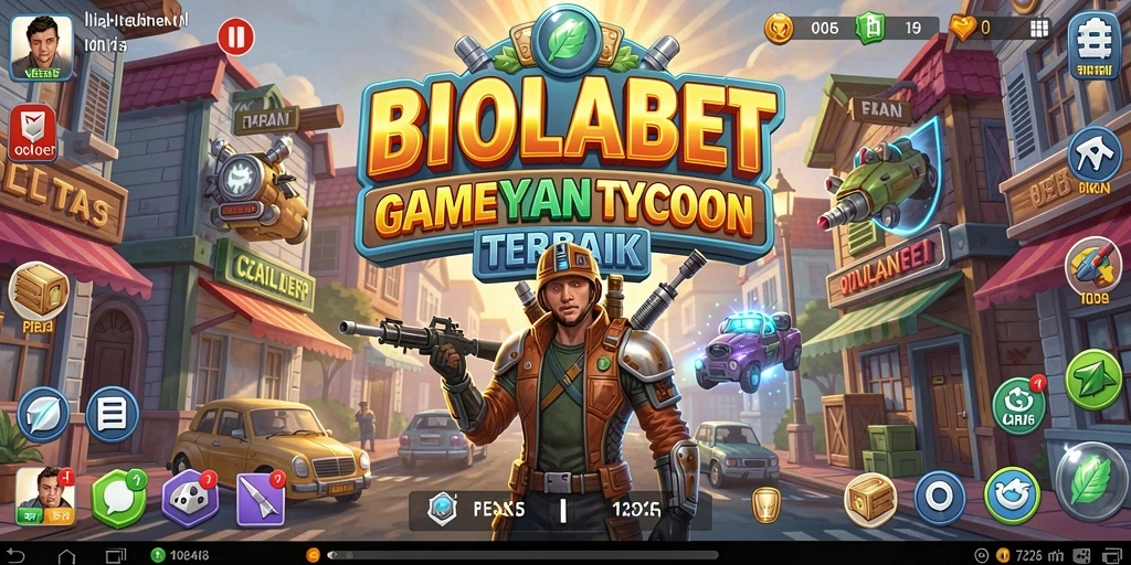 Tampilan gameplay menantang dan kreatif dari BIOLABET.
