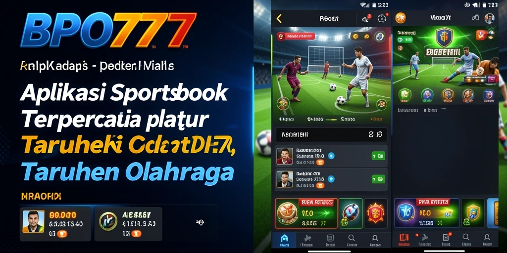 Tampilan menarik dari aplikasi BPO777 saat melakukan taruhan olahraga.