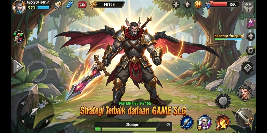 Tangkapan layar permainan FB168 menampilkan pertempuran strategis SLG yang seru.