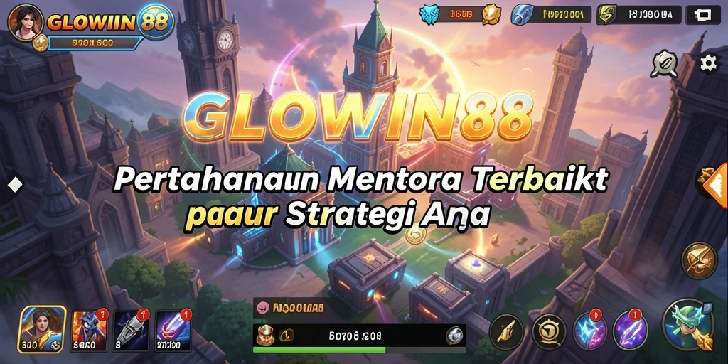 Screenshot menunjukkan aksi intens dalam permainan Tower Defense.
