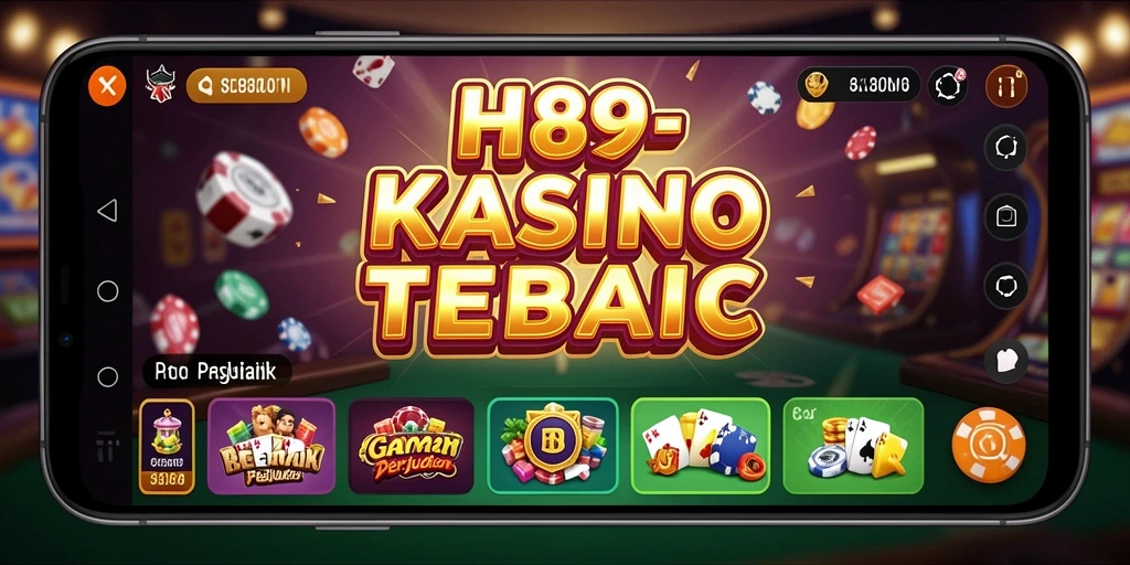 Screenshot H89 menunjukkan tampilan gameplay Kasino yang seru.