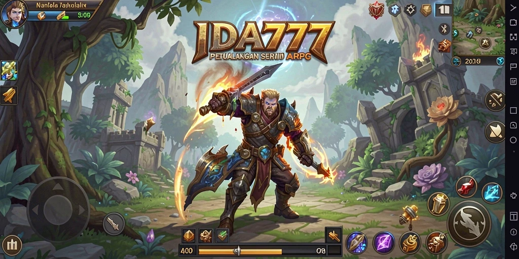 Tampilan menakjubkan dari gameplay ARPG IDA777.