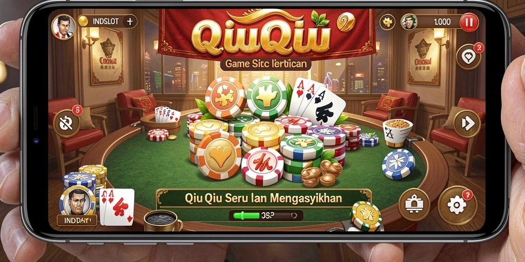 Screenshot gameplay QiuQiu di INDSLOT yang mendebarkan.
