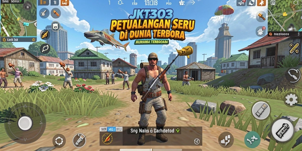 Tampilan gameplay JKT303 yang menakjubkan dalam dunia terbuka.