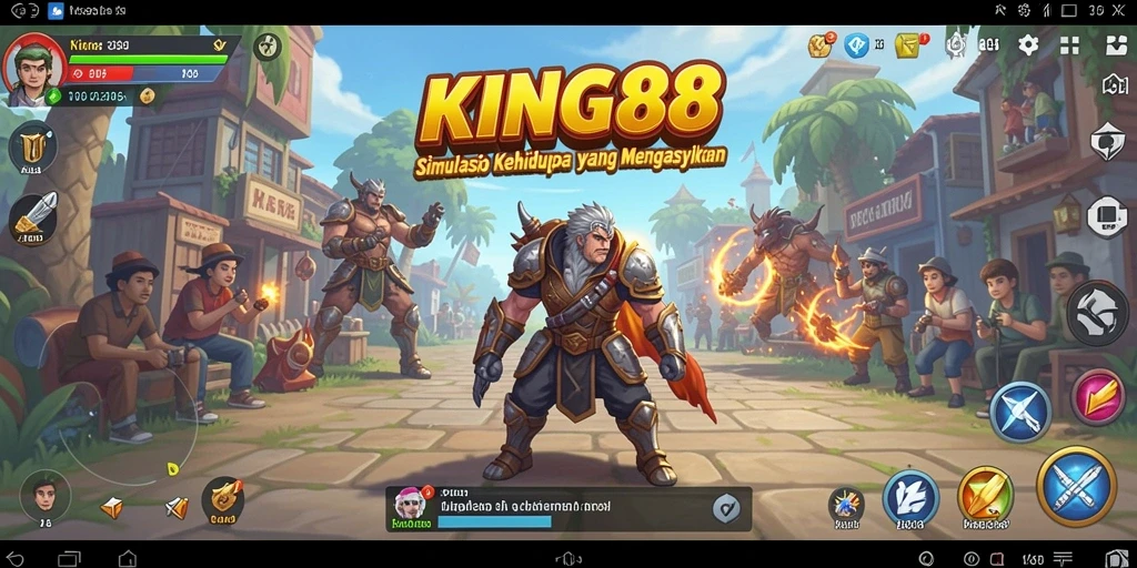 Gameplay KING88 yang menyenangkan dengan berbagai aktivitas menarik.