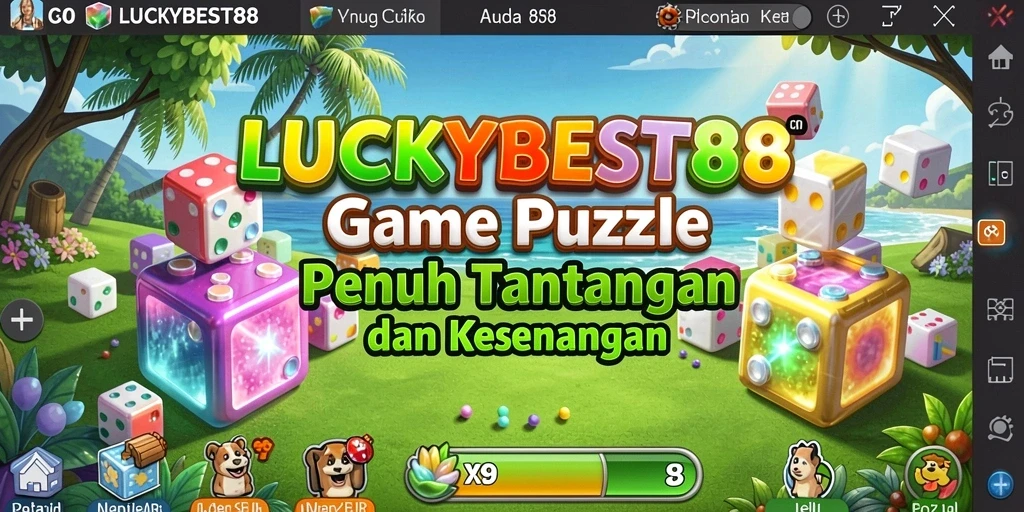 Tampilan gameplay menarik LUCKYBEST88 dengan berbagai teka-teki.