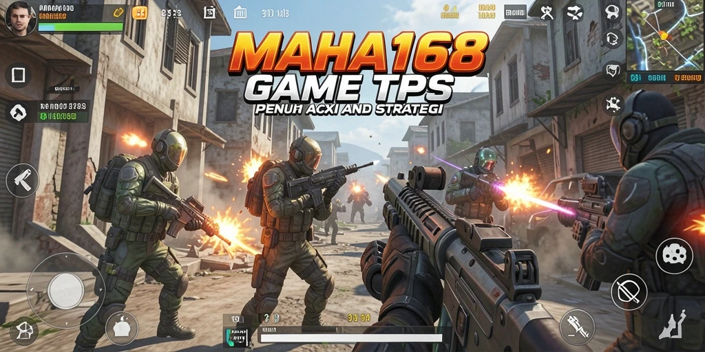 Tampilan menarik dari gameplay seru MAHA168 di medan tempur.