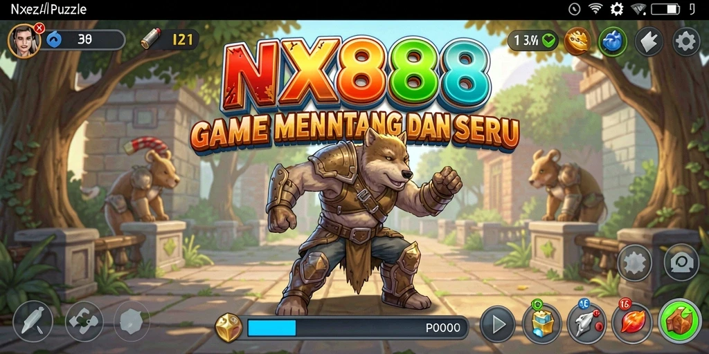 Tampilan gameplay yang menantang di <strong>NX888</strong> dengan puzzle yang menarik.