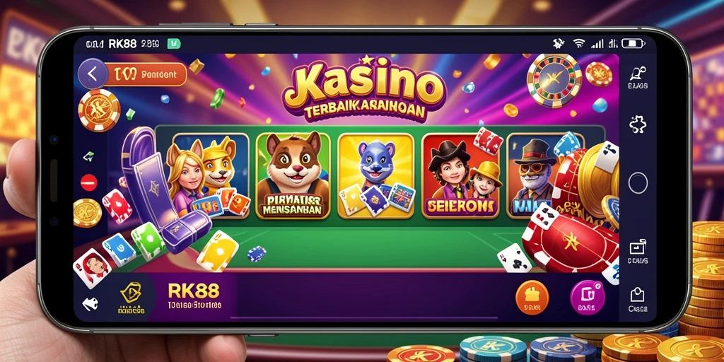 Tampilan gameplay Kasino yang seru dan menarik di RK88.