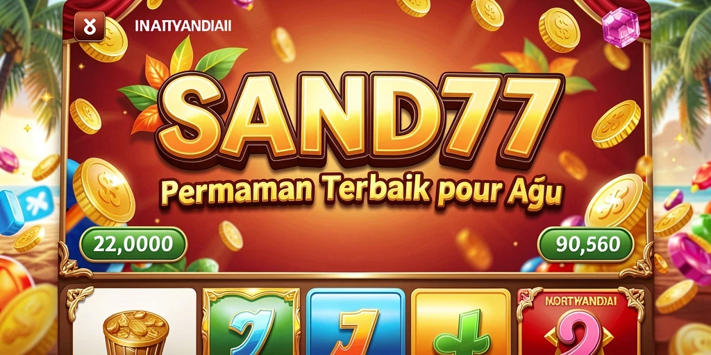 Tampilan gameplay SAND77 yang menarik dan penuh warna.