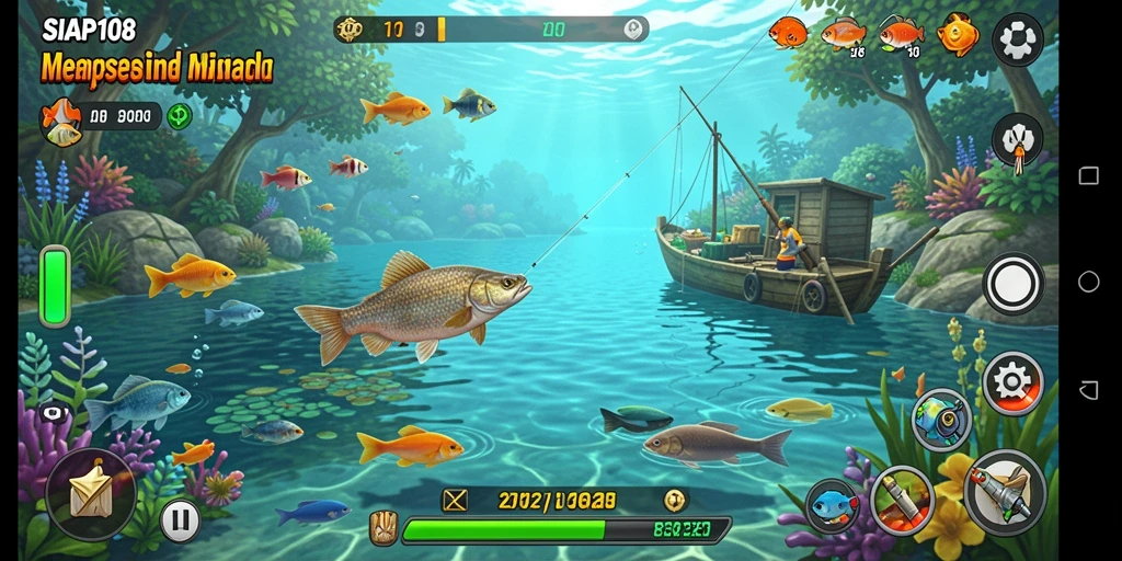 Tangkapan ikan menakjubkan dalam gameplay SIAP108.