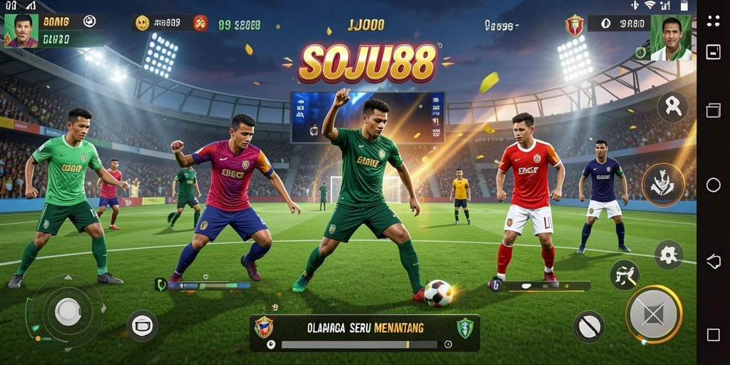 Tampilan gameplay SOJU88 yang menarik dan penuh aksi.