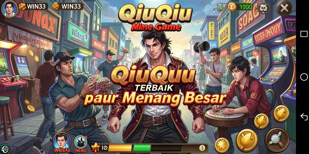 Tampilan menarik dari gameplay QiuQiu di WIN33.